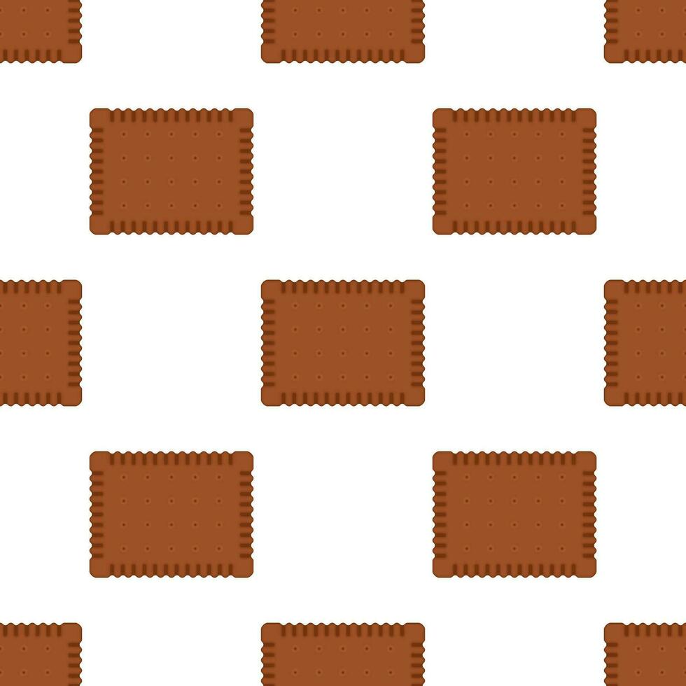 Pattern homemade cookie different taste in pastry biscuit vector