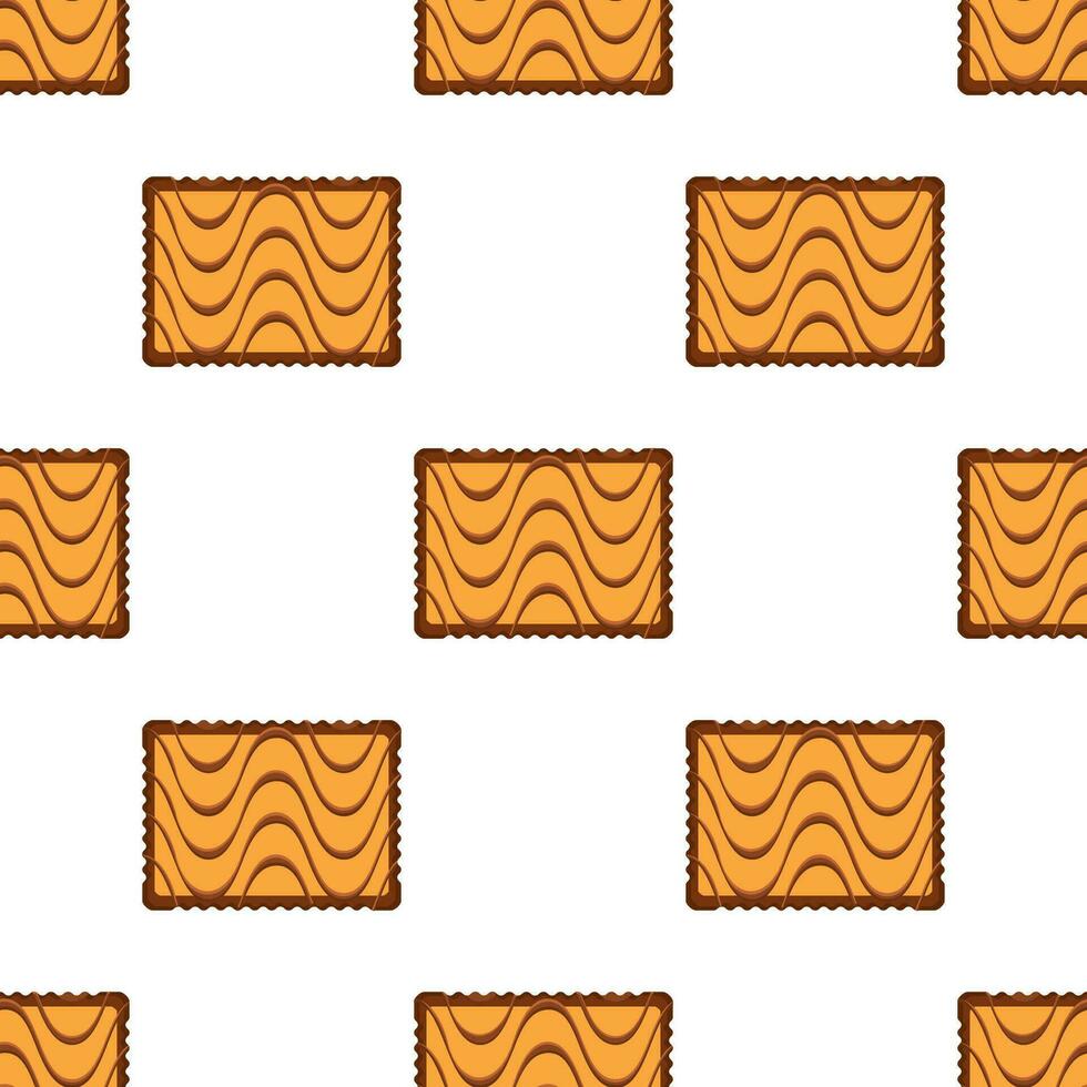 Pattern homemade cookie different taste in pastry biscuit vector