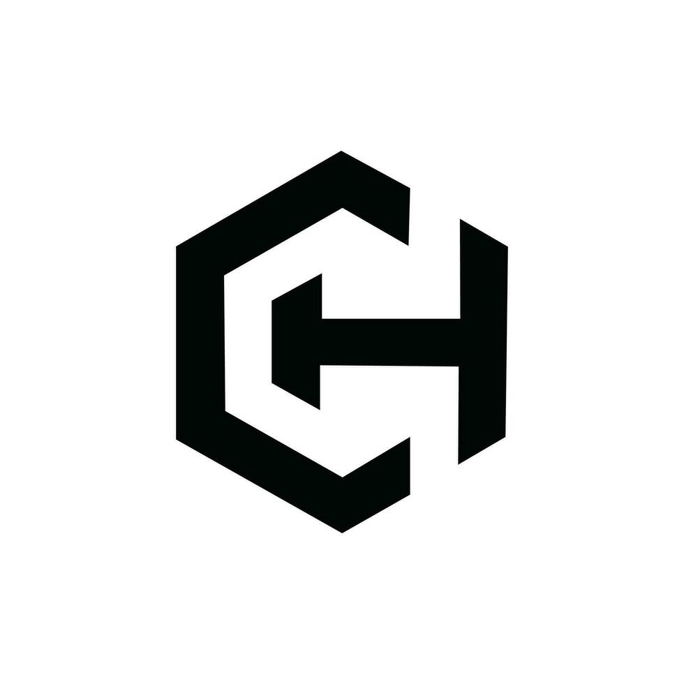 Abstract ch logo vector