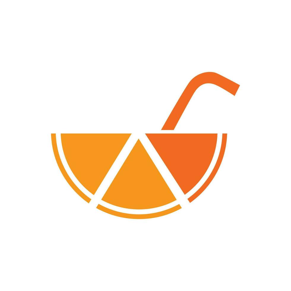 Orange icon vector