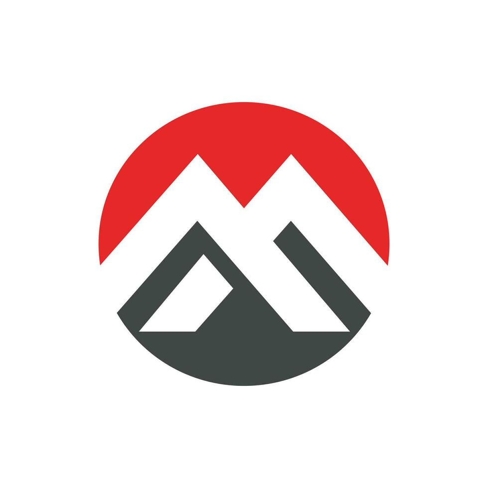 letra metro negocio corporativo logo vector