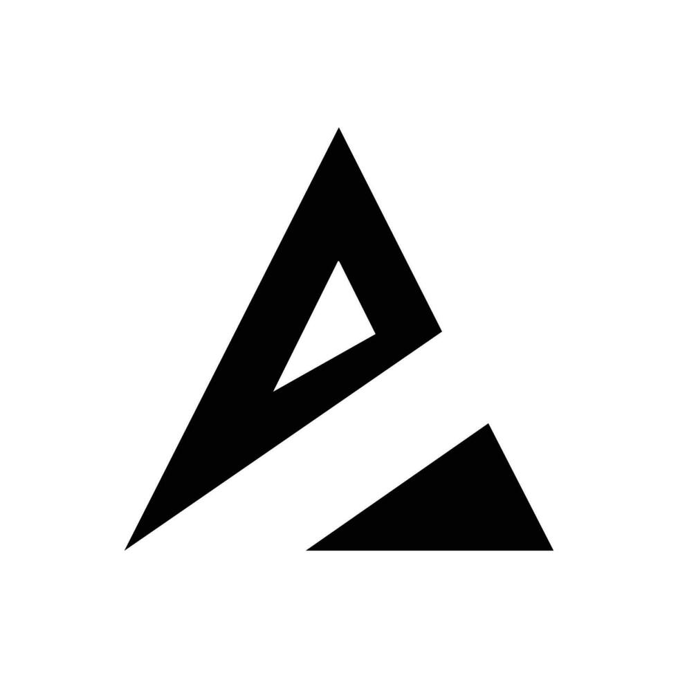 letra a vector logo