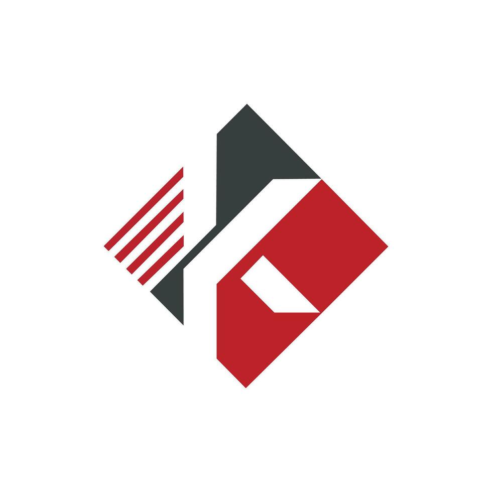 Letter k logo vector