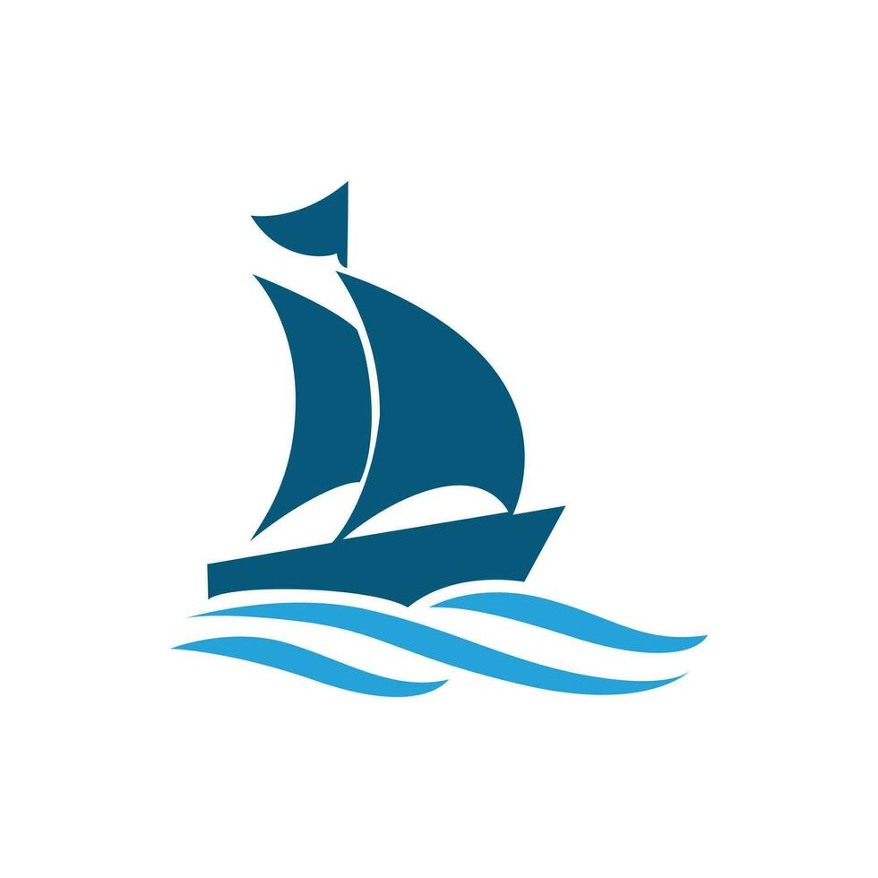 Boat logo vector