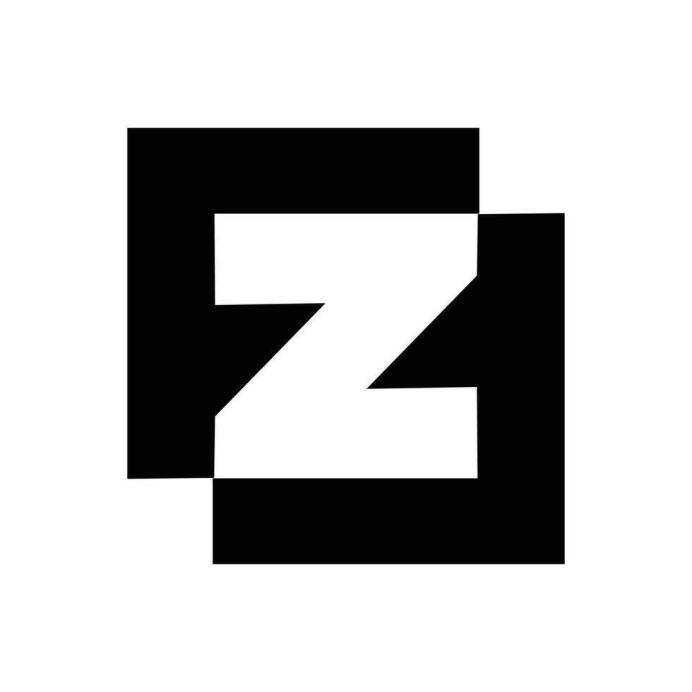 Initial fz logo vector