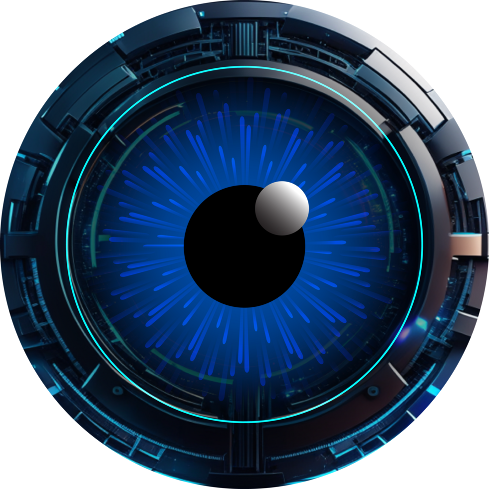 Modern Technology Eye Cybersecurity Crop-out png