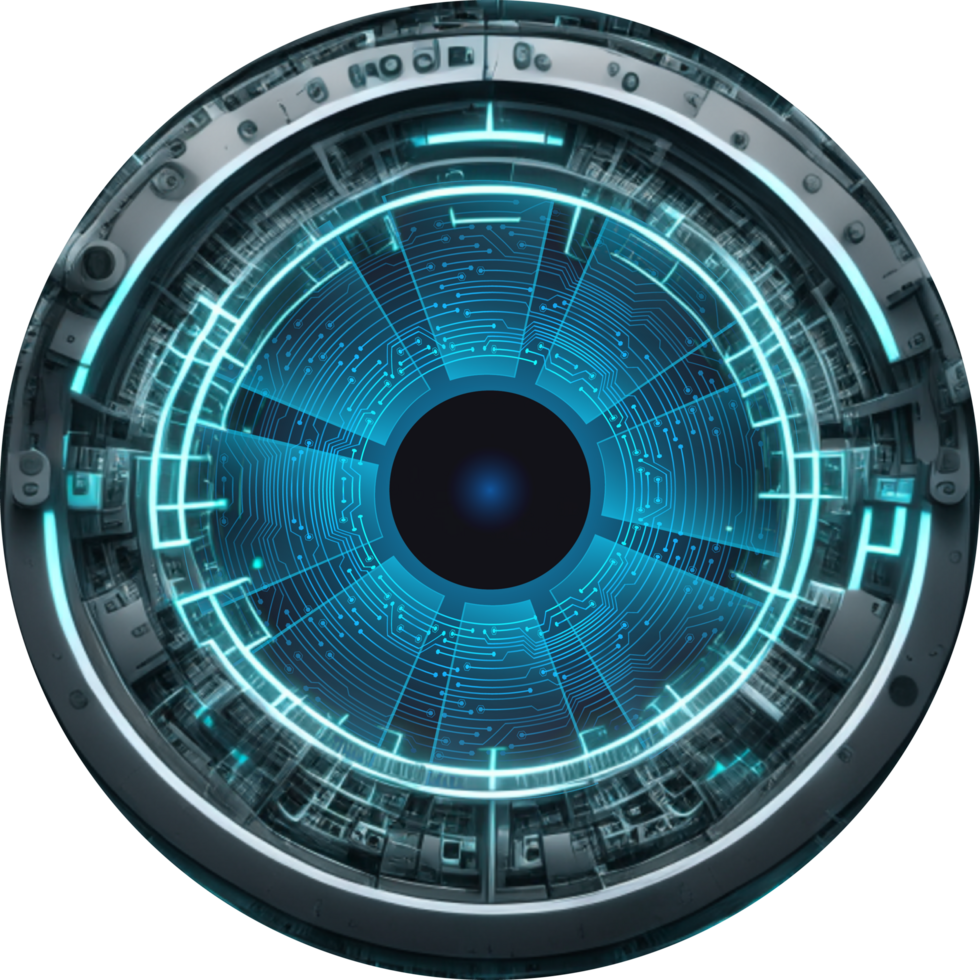 Modern Technology Eye Cybersecurity Crop-out png
