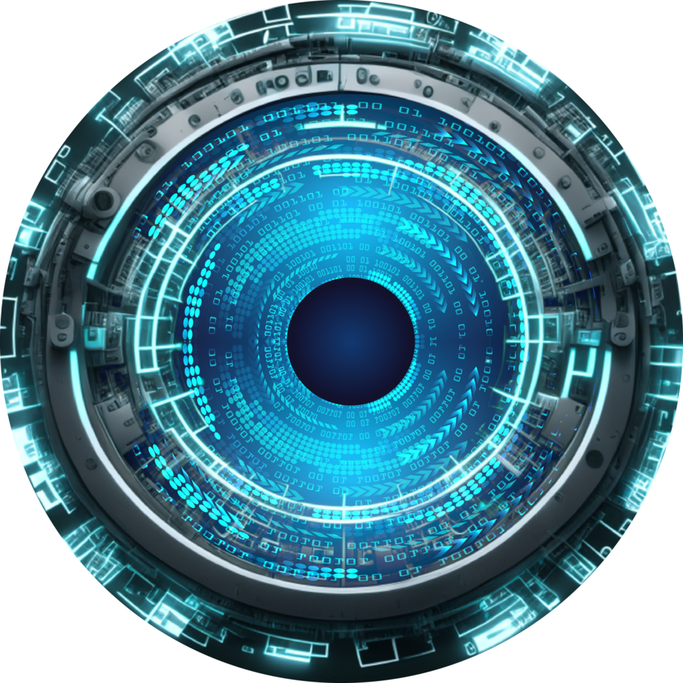 Modern Technology Eye Cybersecurity Crop-out png