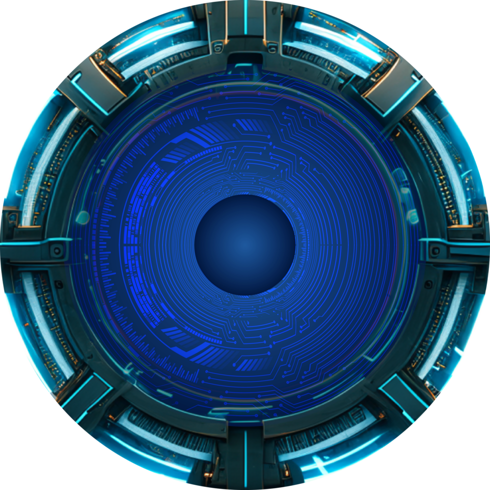 Modern Technology Eye Cybersecurity Crop-out png