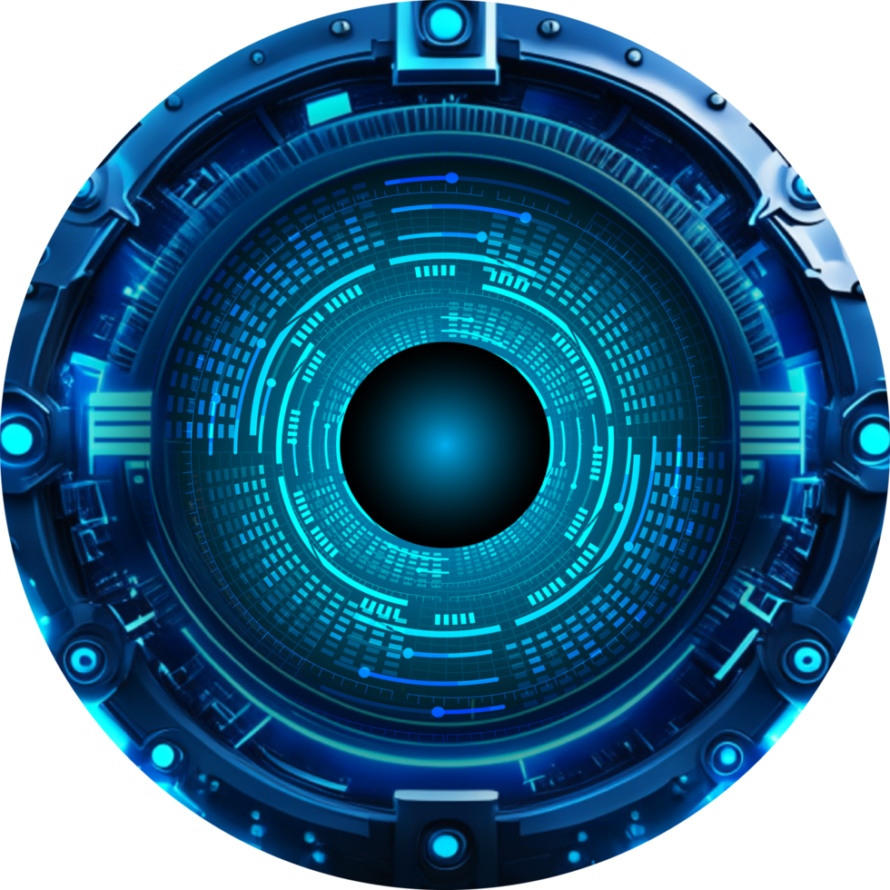 Modern Technology Eye Cybersecurity Crop-out png
