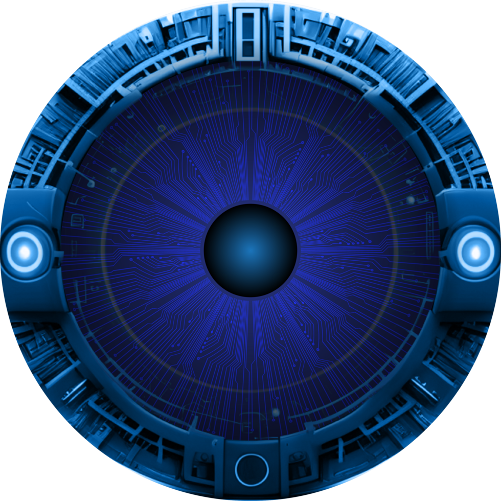 Modern Technology Eye Cybersecurity Crop-out png