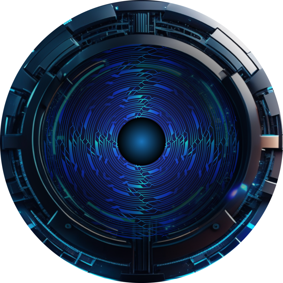 Modern Technology Eye Cybersecurity Crop-out png