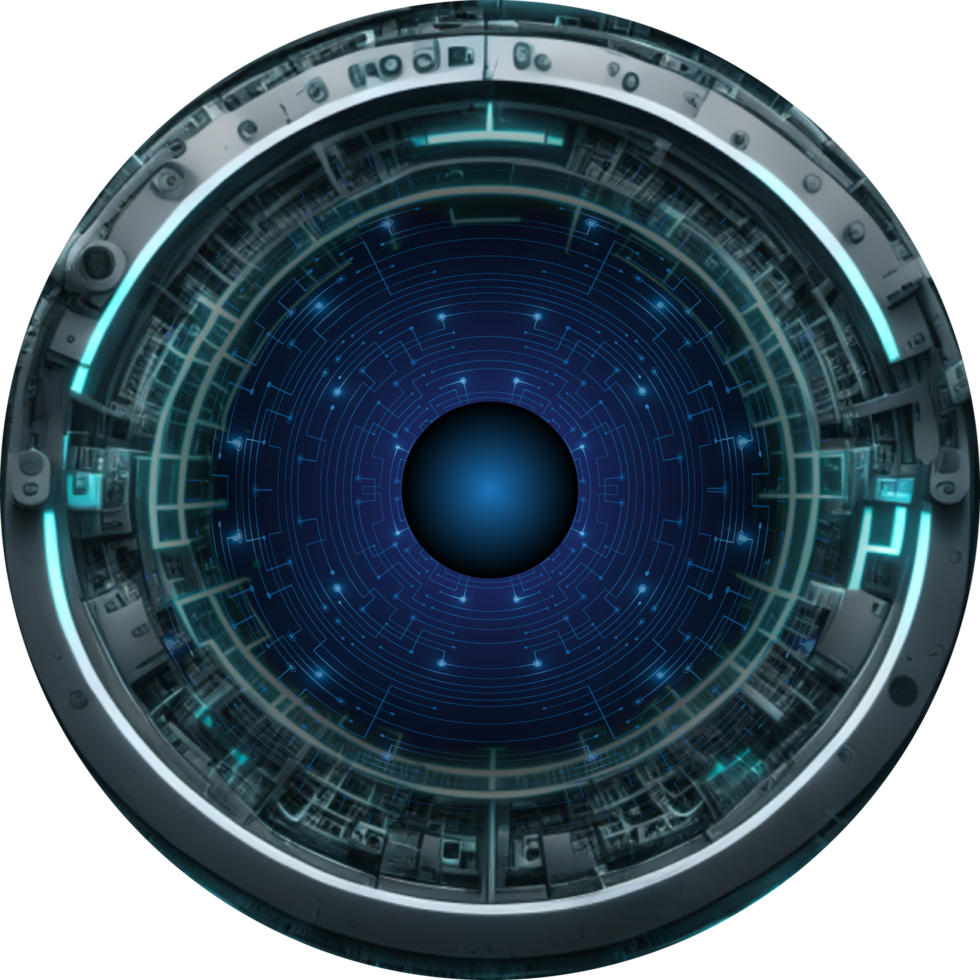 Modern Technology Eye Cybersecurity Crop-out png