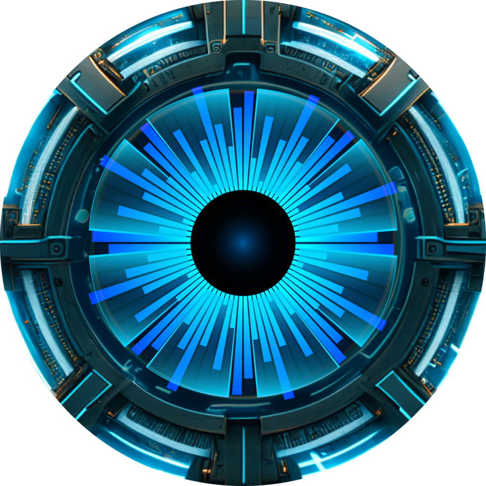 Modern Technology Eye Cybersecurity Crop-out png