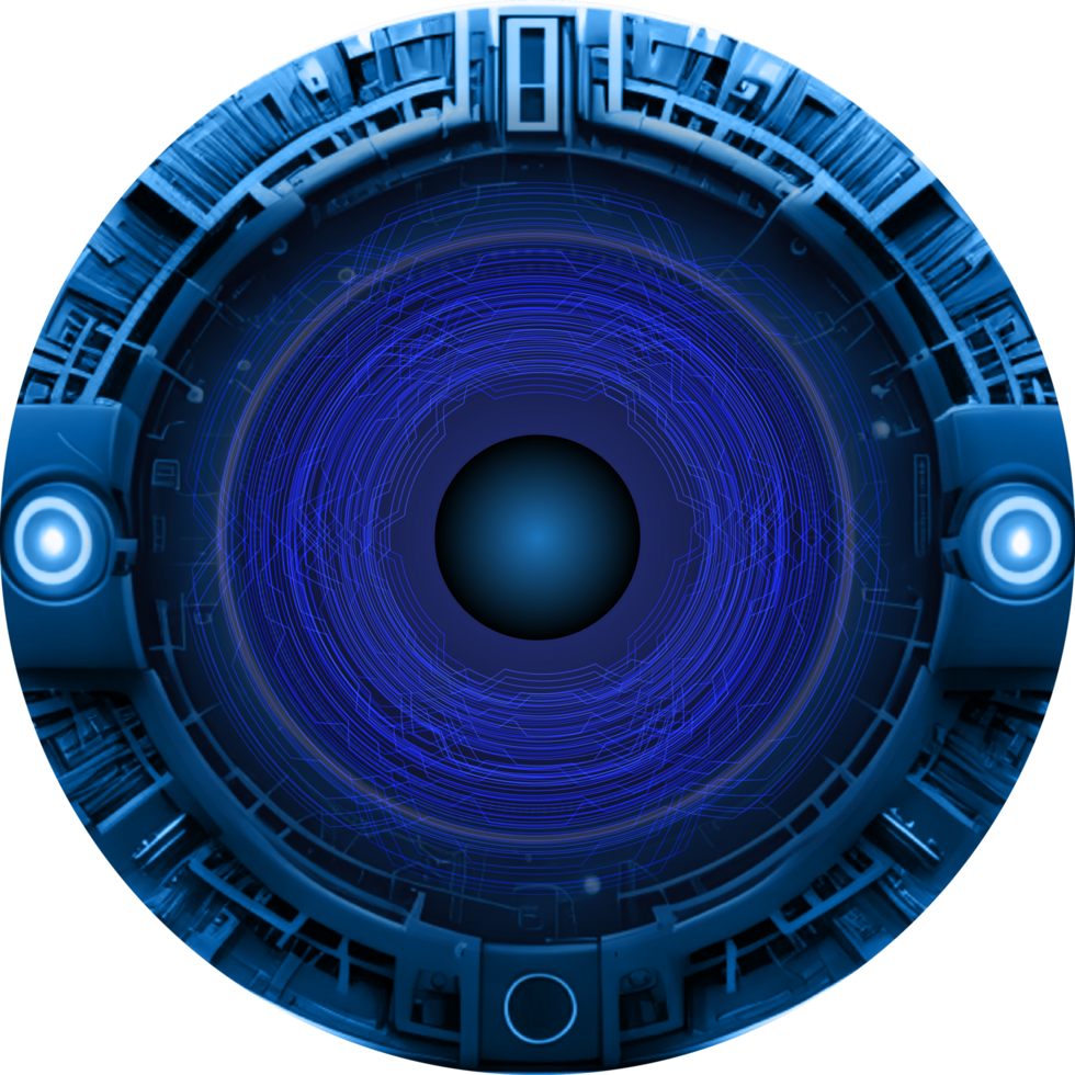 Modern Technology Eye Cybersecurity Crop-out png