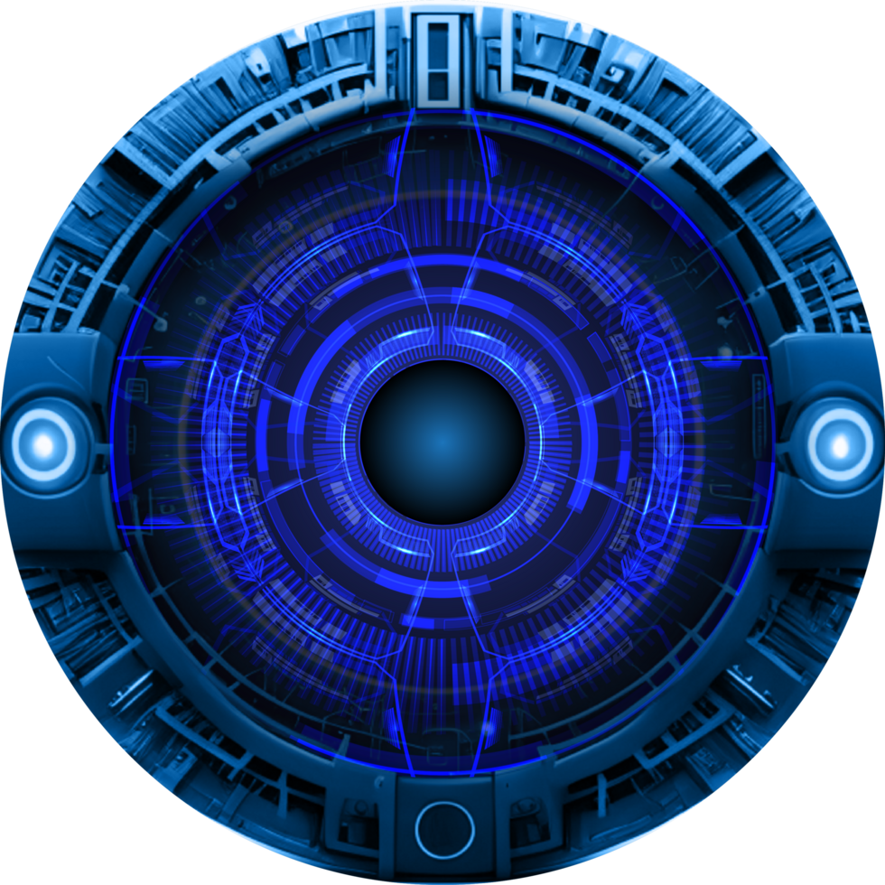 Modern Technology Eye Cybersecurity Crop-out png
