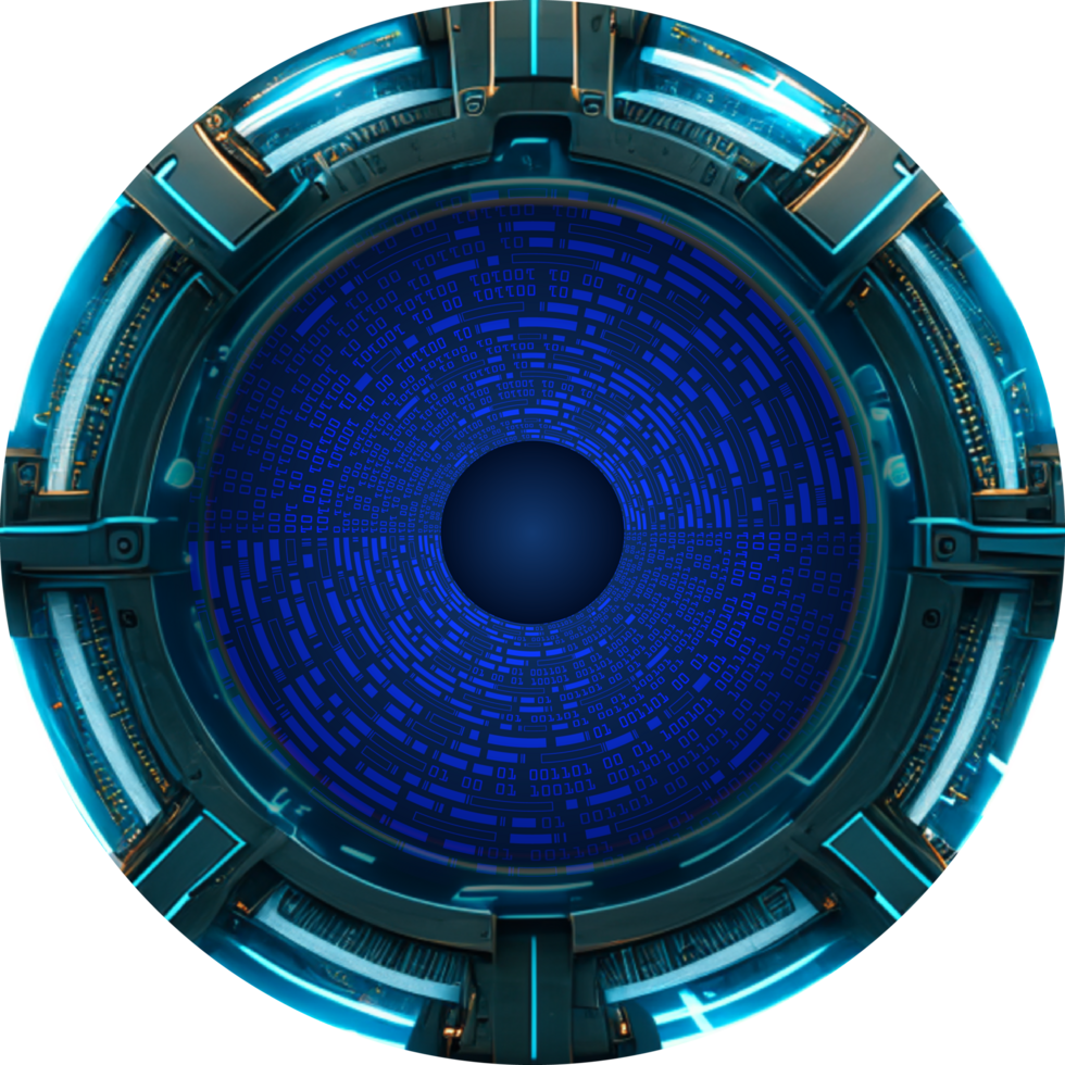 Modern Technology Eye Cybersecurity Crop-out png