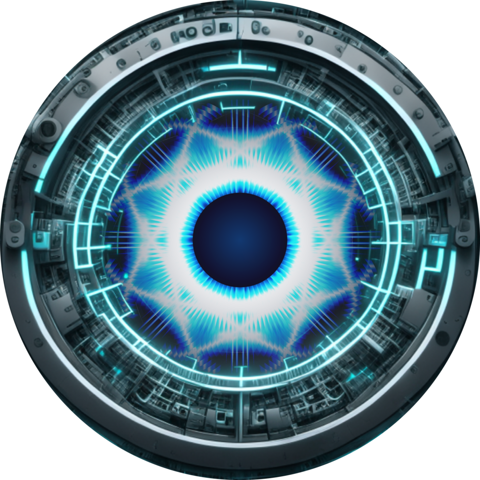 Modern Technology Eye Cybersecurity Crop-out png