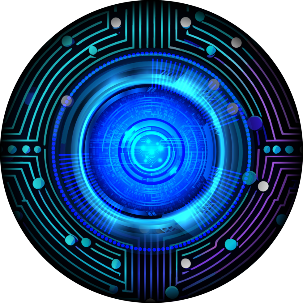 Modern Technology Eye Cybersecurity Crop-out png