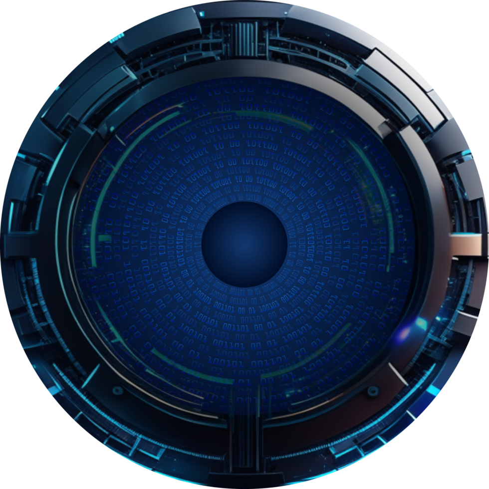 Modern Technology Eye Cybersecurity Crop-out png