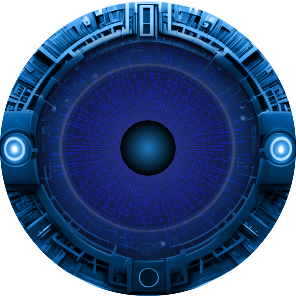 Modern Technology Eye Cybersecurity Crop-out png