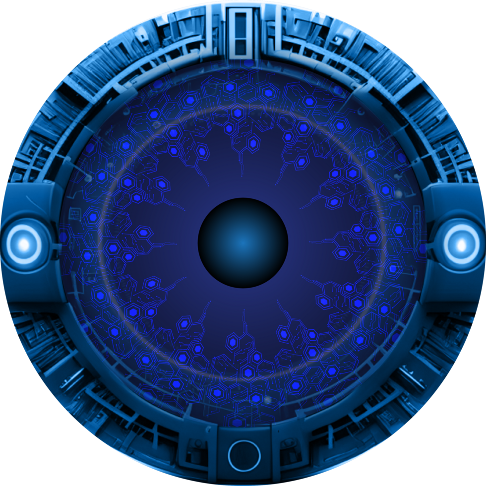 Modern Technology Eye Cybersecurity Crop-out png