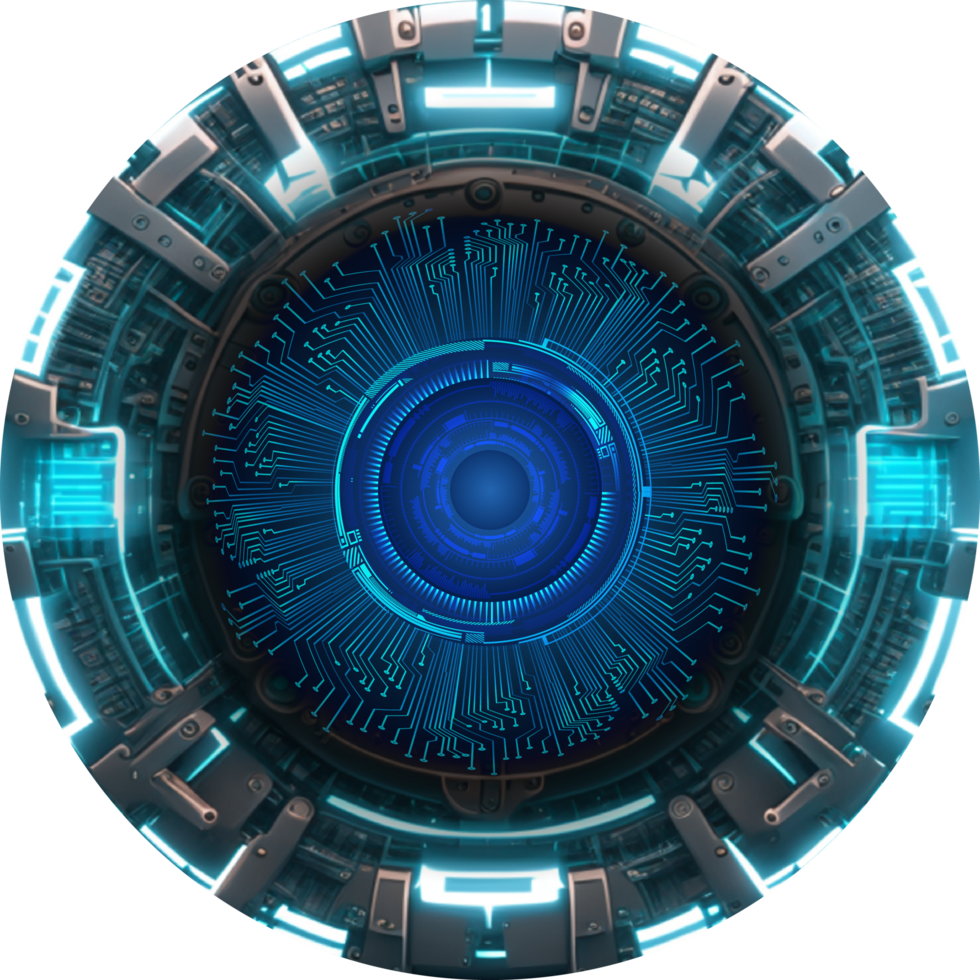 Modern Technology Eye Cybersecurity Crop-out png