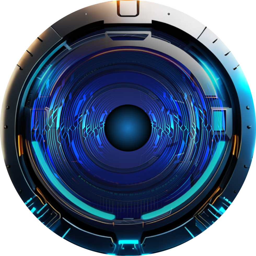 Modern Technology Eye Cybersecurity Crop-out png