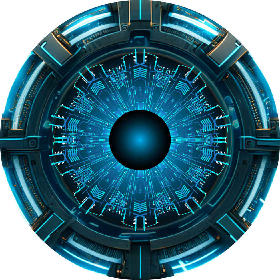 Modern Technology Eye Cybersecurity Crop-out png