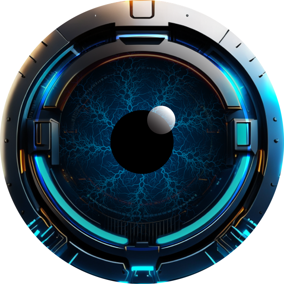 Modern Technology Eye Cybersecurity Crop-out png