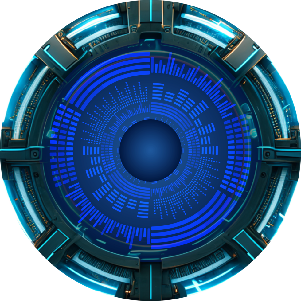 Modern Technology Eye Cybersecurity Crop-out png