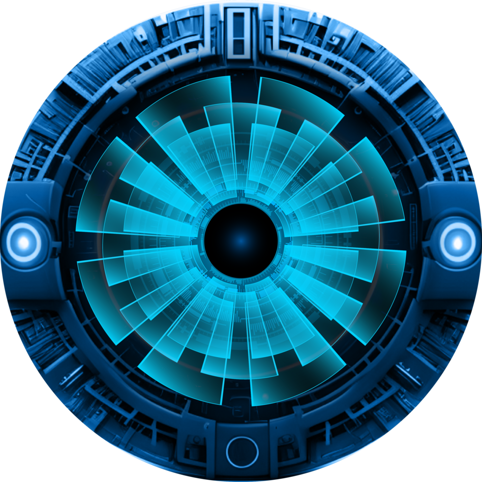 Modern Technology Eye Cybersecurity Crop-out png