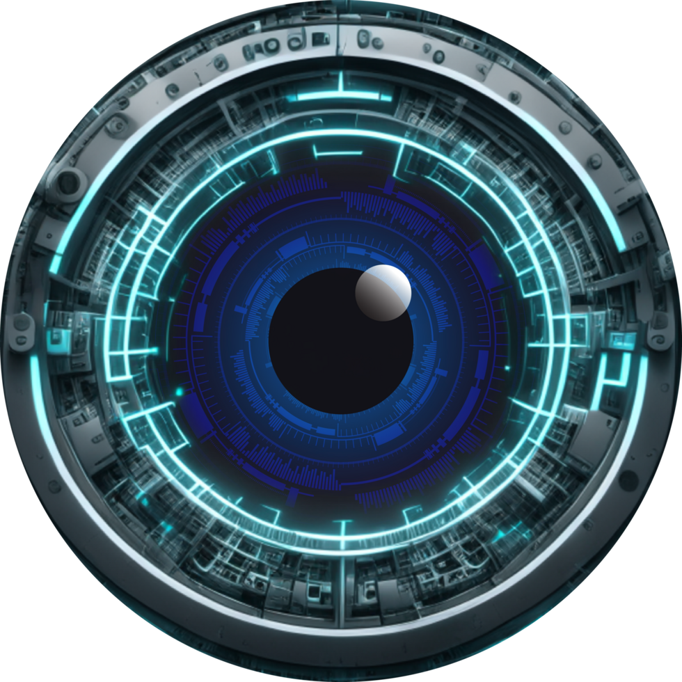 Modern Technology Eye Cybersecurity Crop-out png