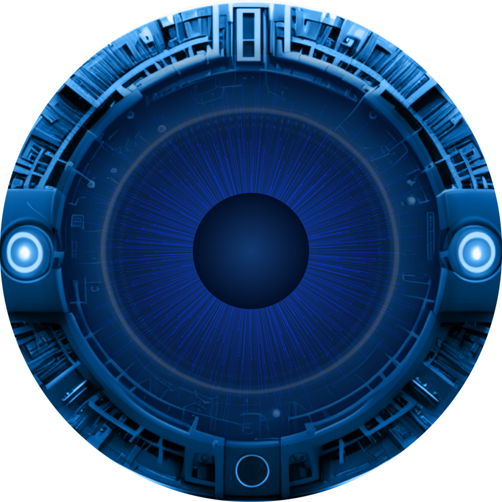 Modern Technology Eye Cybersecurity Crop-out png