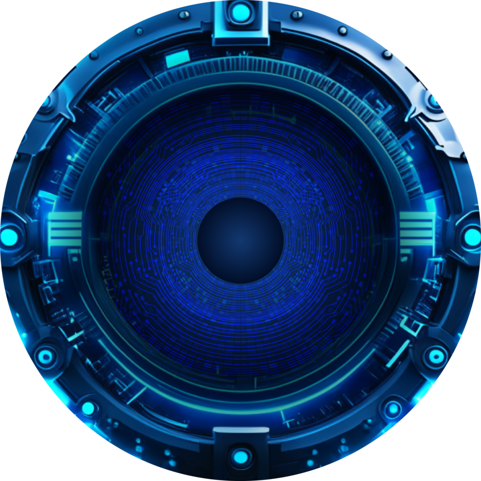 Modern Technology Eye Cybersecurity Crop-out png