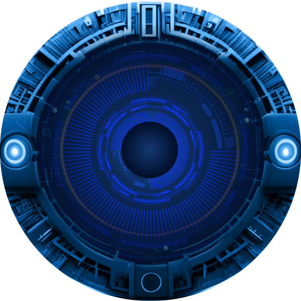 Modern Technology Eye Cybersecurity Crop-out png