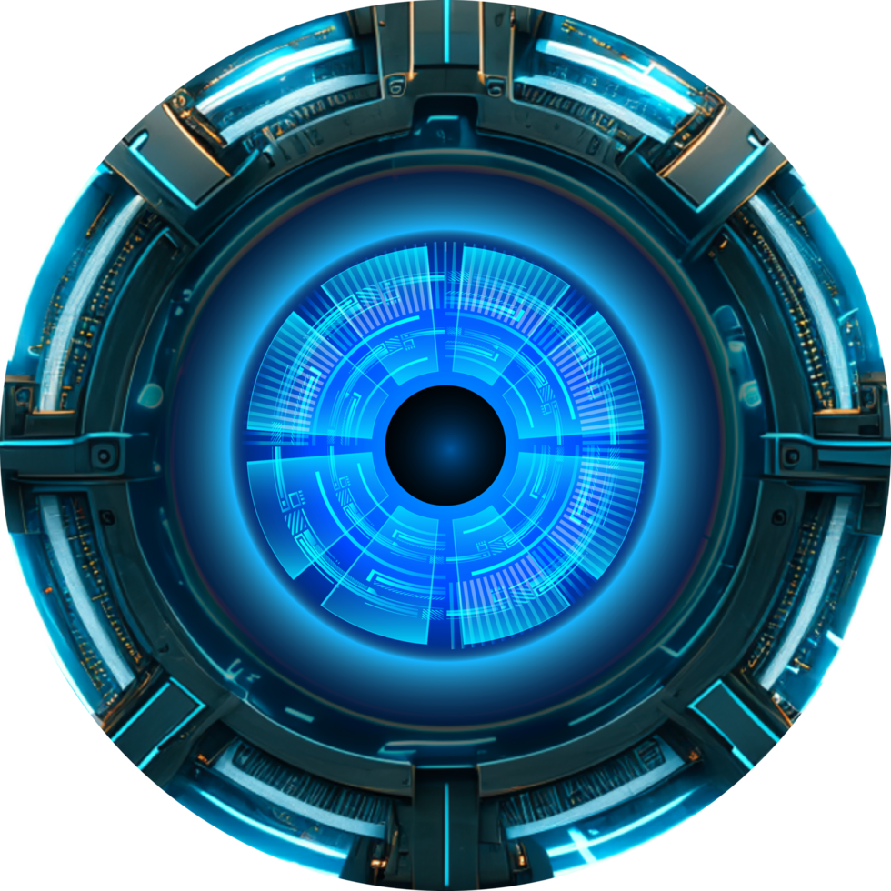 Modern Technology Eye Cybersecurity Crop-out png