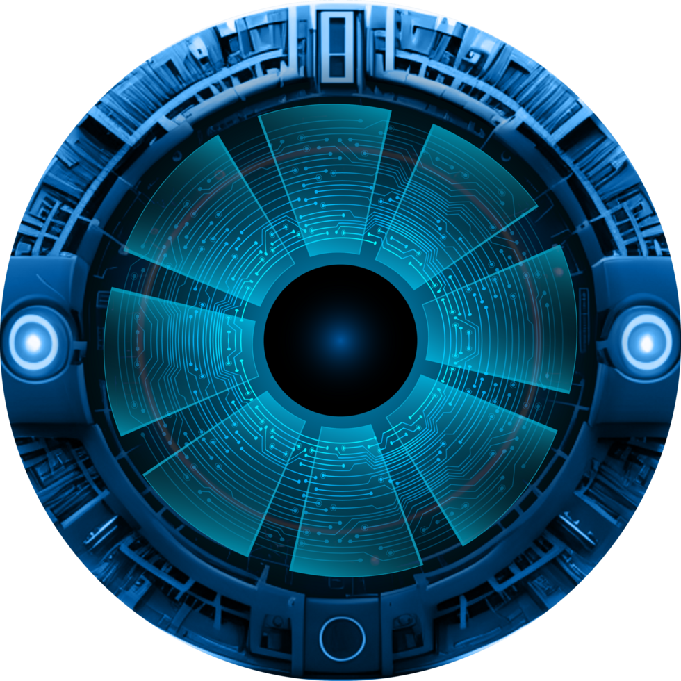 Modern Technology Eye Cybersecurity Crop-out png