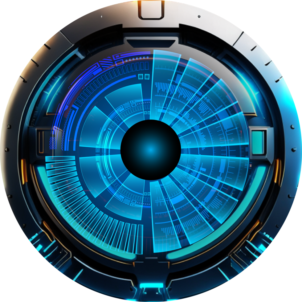 Modern Technology Eye Cybersecurity Crop-out png