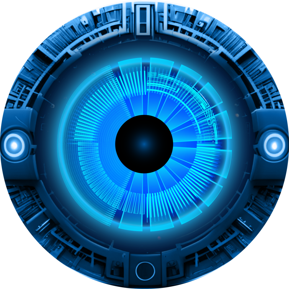 Modern Technology Eye Cybersecurity Crop-out png