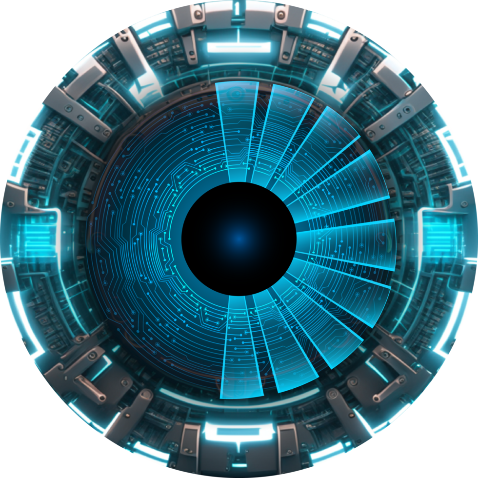 Modern Technology Eye Cybersecurity Crop-out png