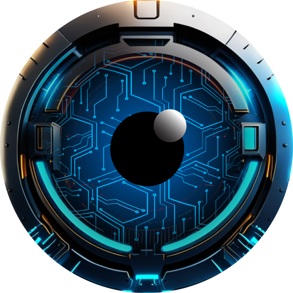 Modern Technology Eye Cybersecurity Crop-out png