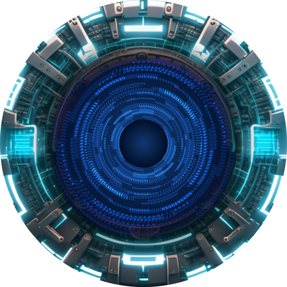 Modern Technology Eye Cybersecurity Crop-out png