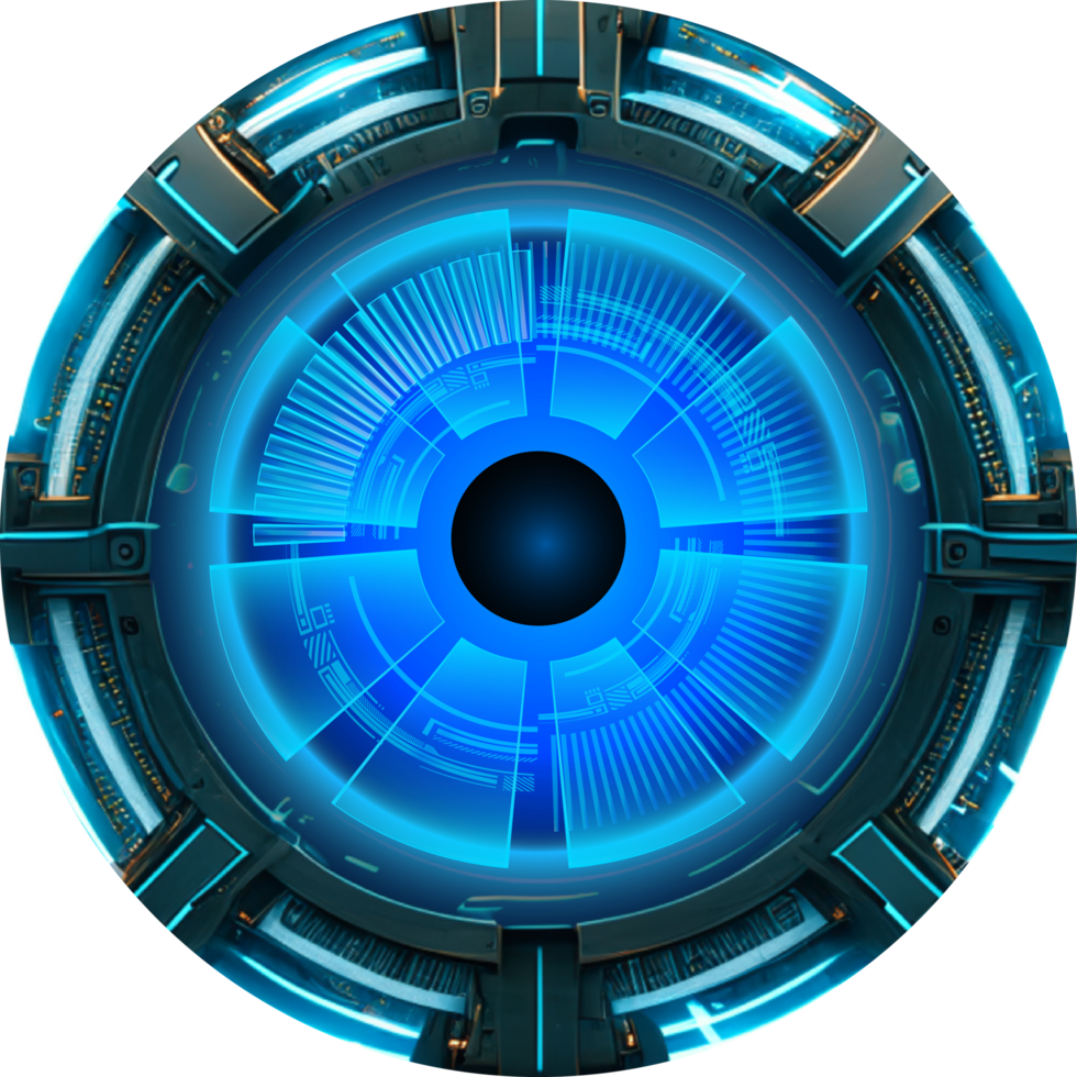 Modern Technology Eye Cybersecurity Crop-out png