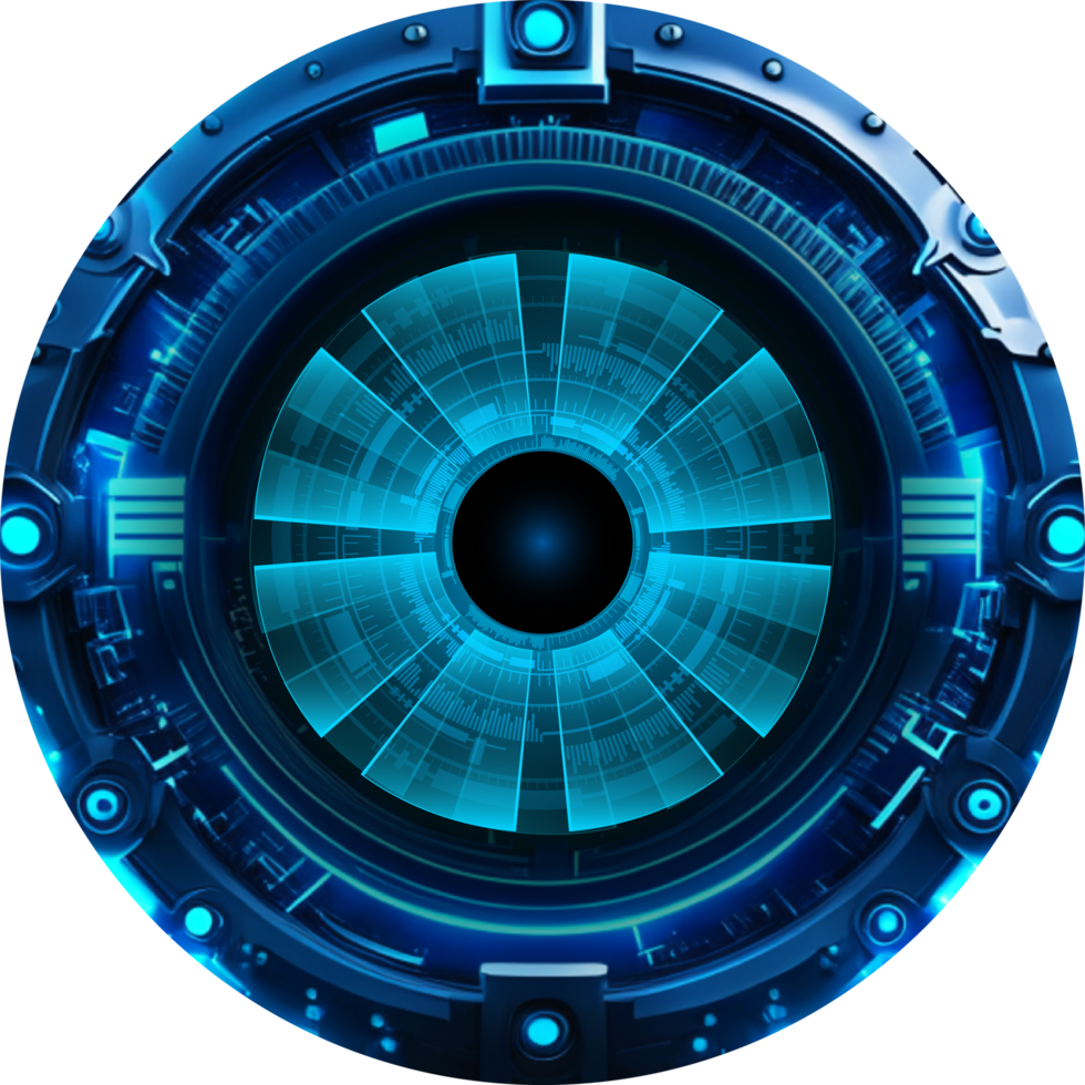 Modern Technology Eye Cybersecurity Crop-out png