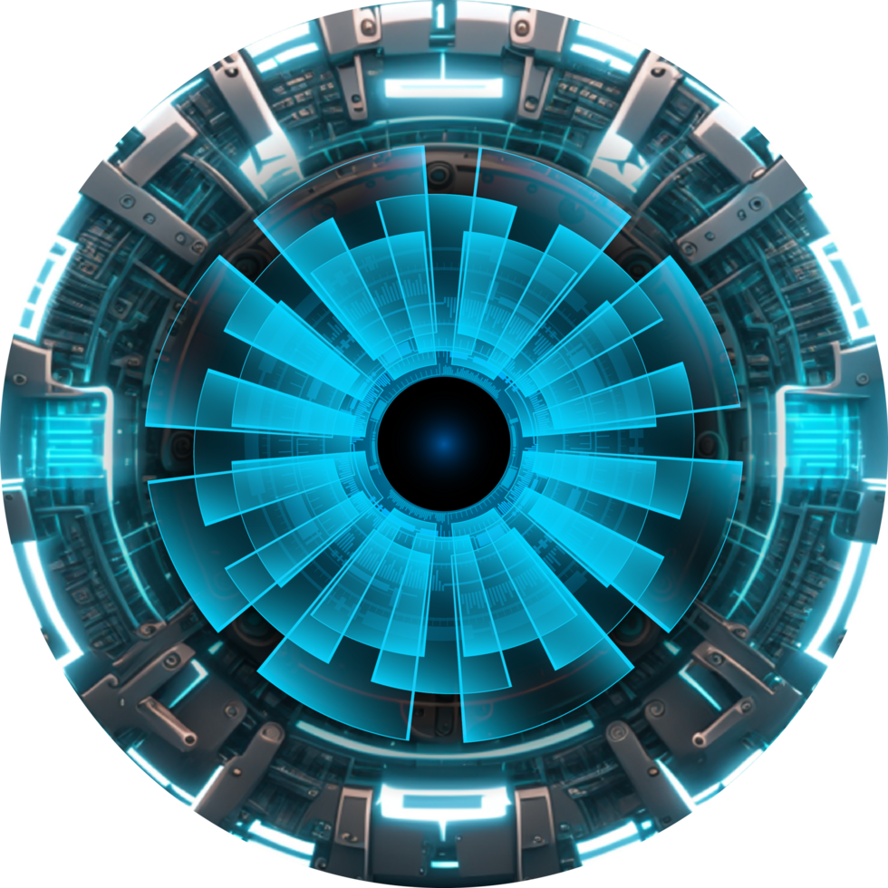 Modern Technology Eye Cybersecurity Crop-out png
