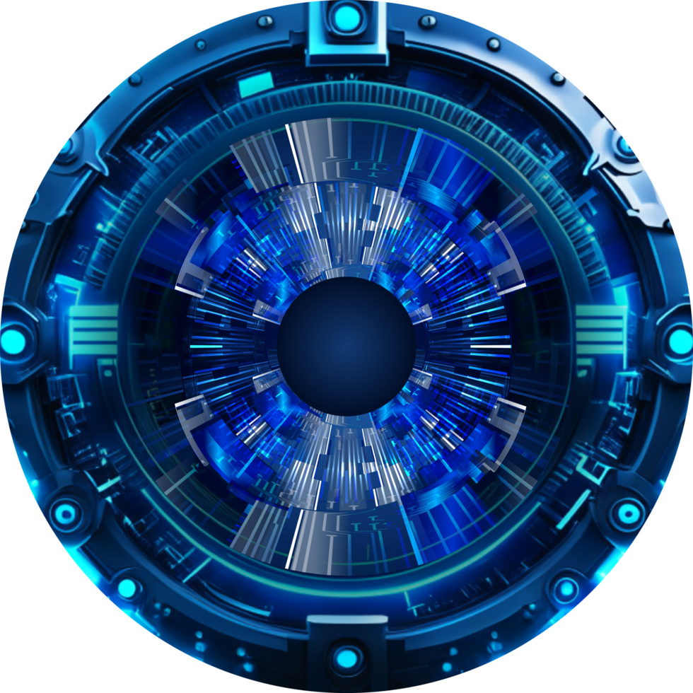 Modern Technology Eye Cybersecurity Crop-out png