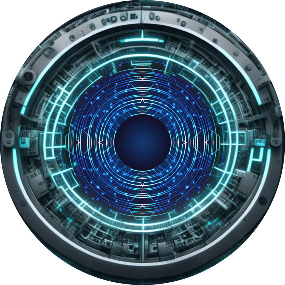 Modern Technology Eye Cybersecurity Crop-out png