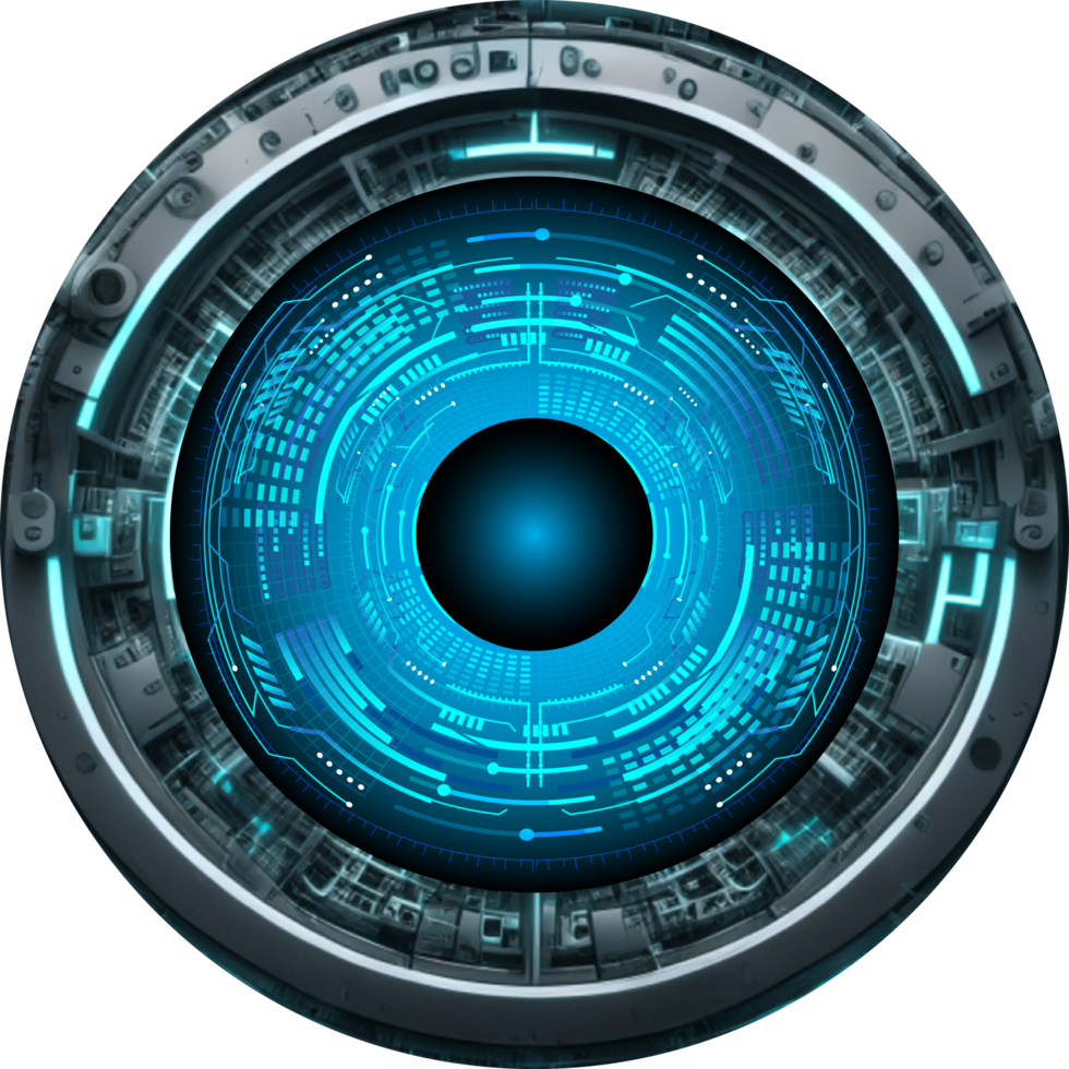 Modern Technology Eye Cybersecurity Crop-out png