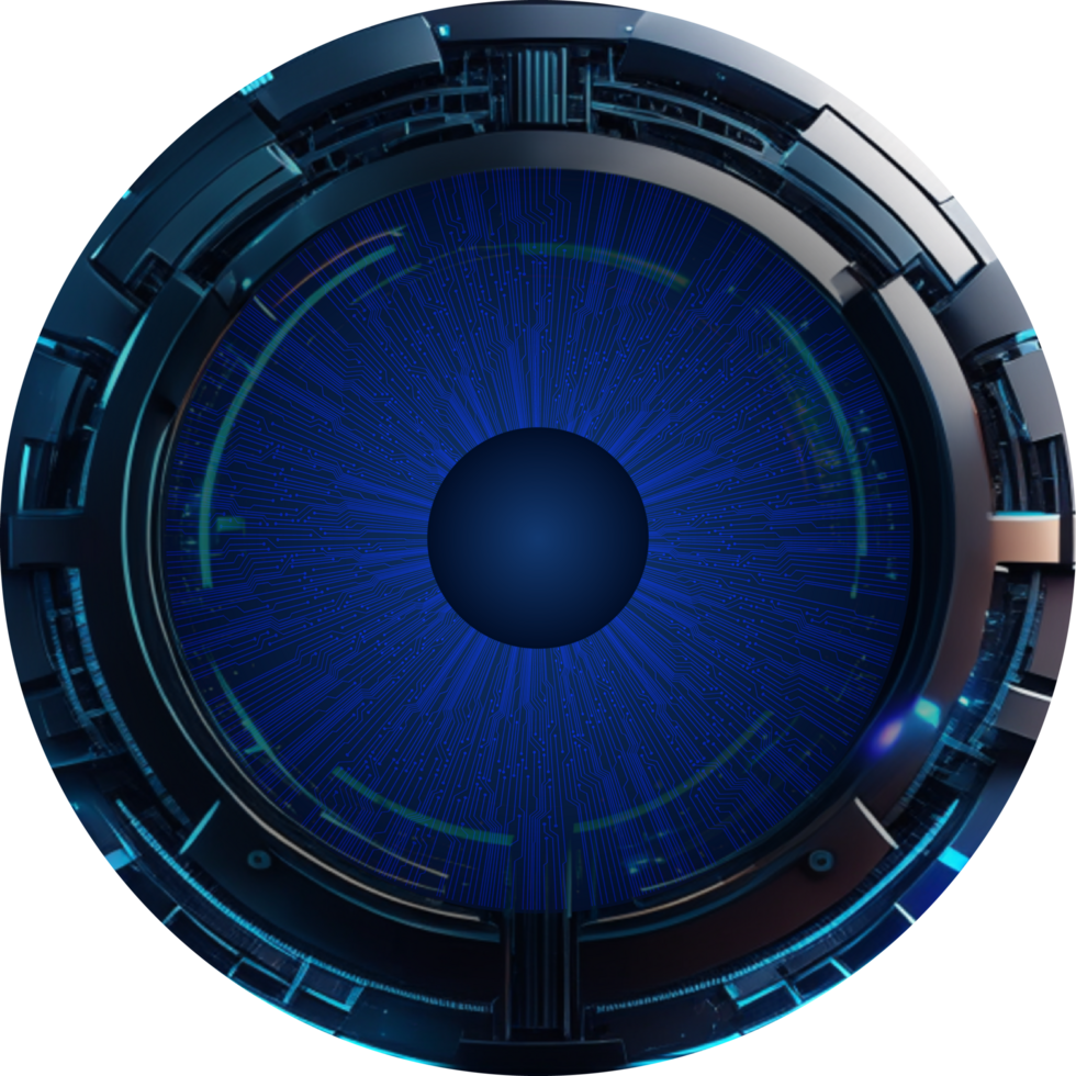 Modern Technology Eye Cybersecurity Crop-out png